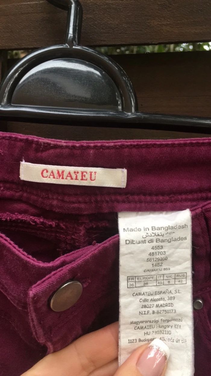 Joli pantalon violine - photo numéro 3