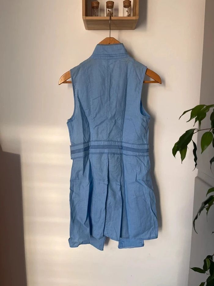 Robe en lin bleue - photo numéro 4