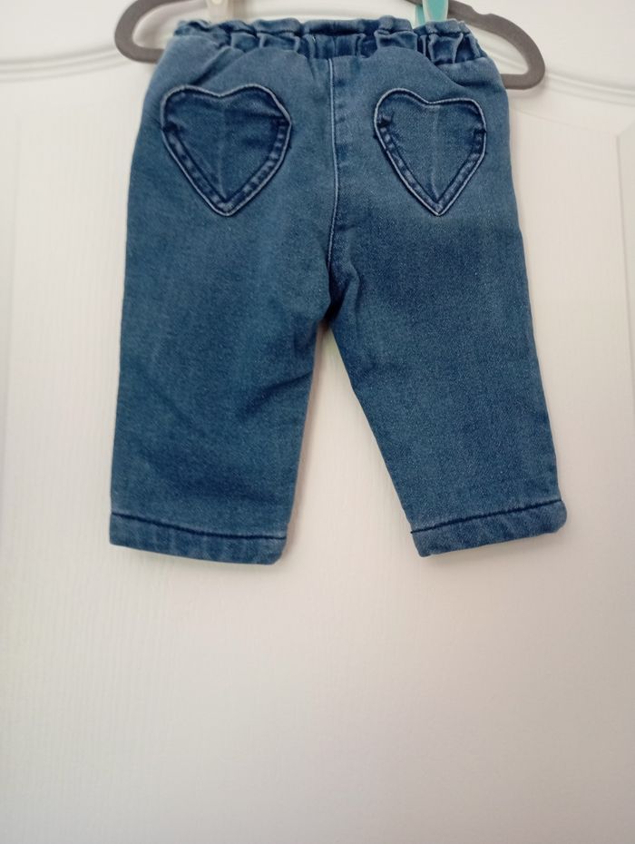 Jeans matelassé 6 mois - photo numéro 2
