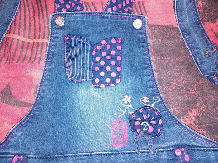 Magnifique robe en jean orchestra 8ans - photo numéro 2