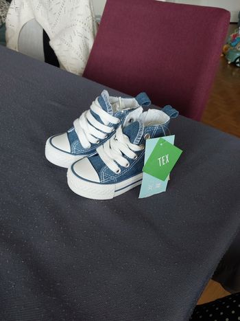 Baskets montantes en toile