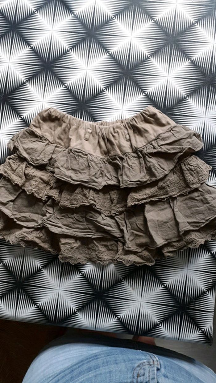 Jupe marron vitamine