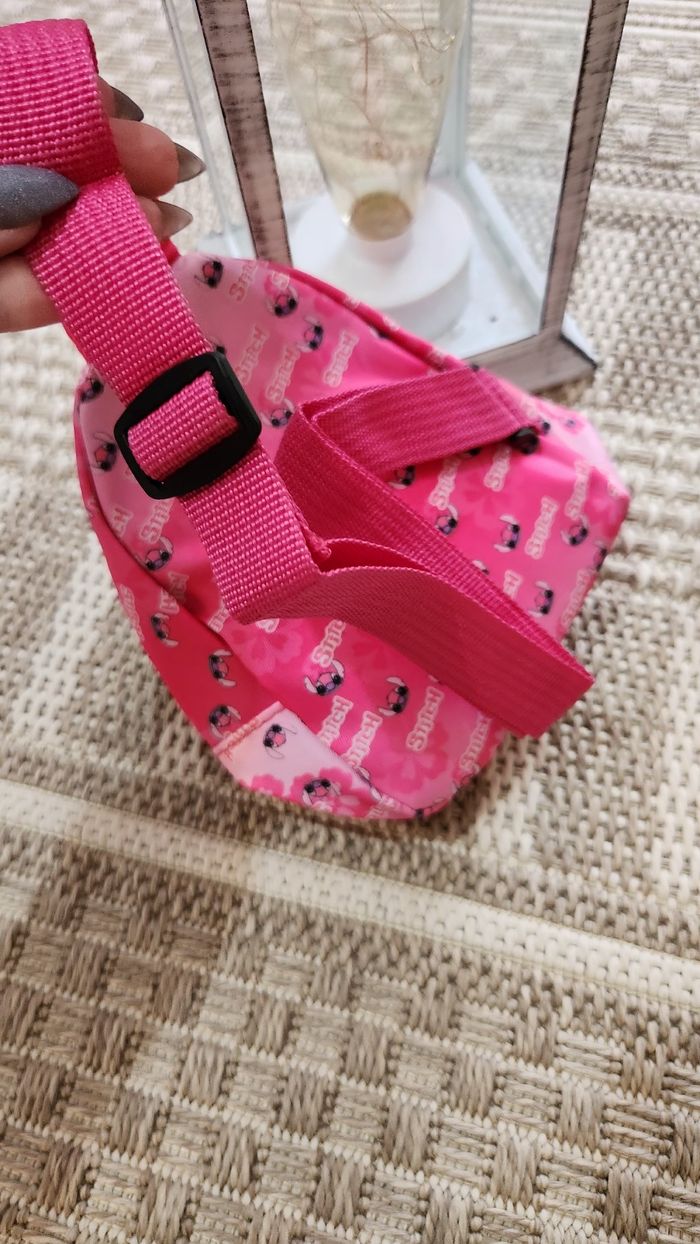 Sac Bandoulière Rose Stitch - photo numéro 4