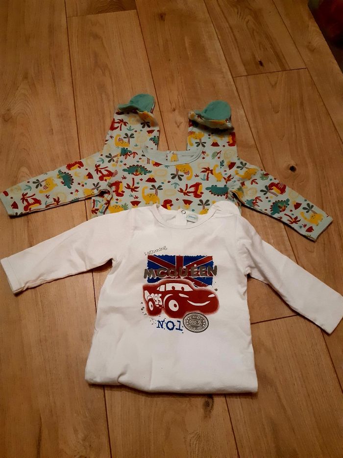 Lot 2 grenouillères 18 mois