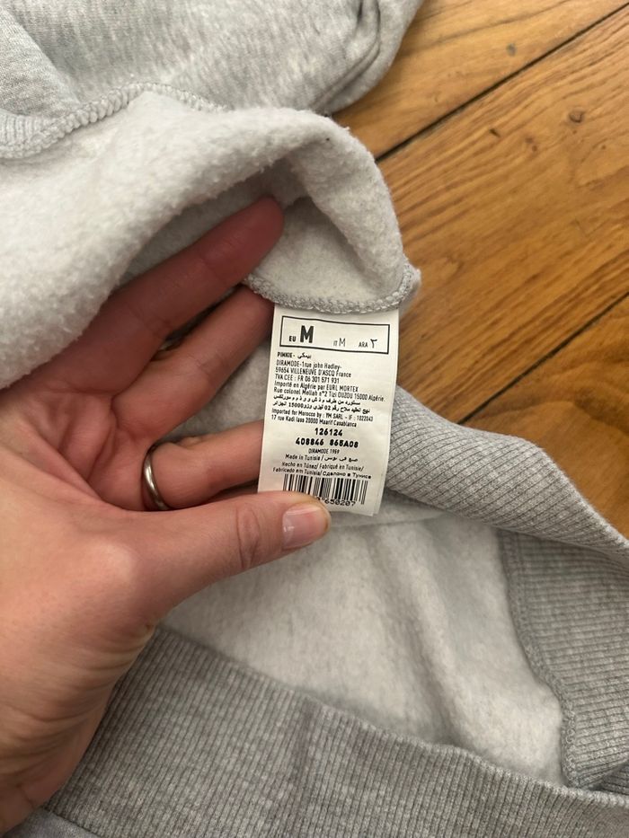 Sweat femme court gris Pimkie taille M - photo numéro 4
