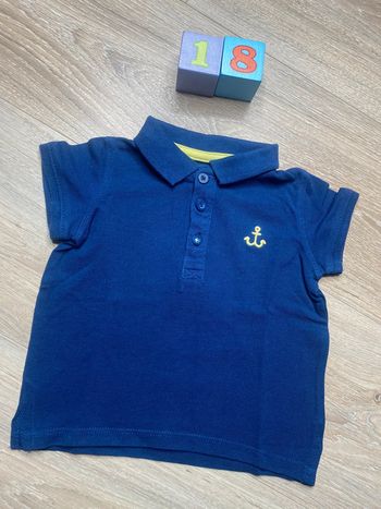 Polo bleu