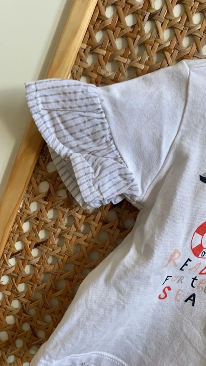 Tee-shirt trop cool - 6 mois - photo numéro 2