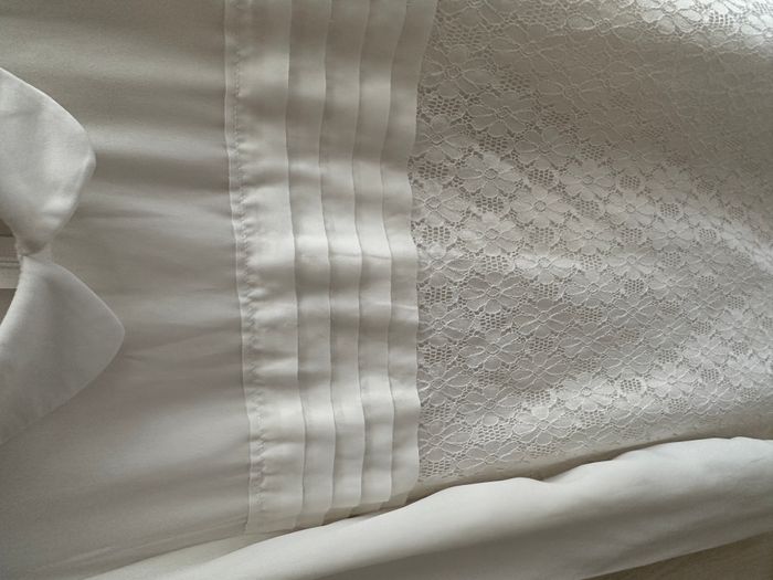 Blouse/Chemisier blanc avec détails de broderie taille 36 Molly Bracken - photo numéro 2
