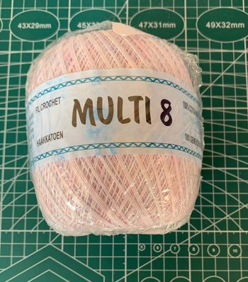 Pelote de fil coton mercerisé - Multi 8