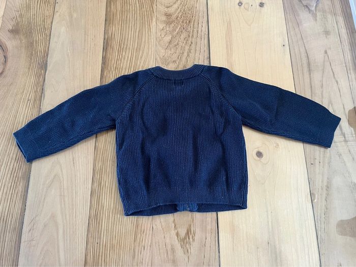 Gilet zippé bleu marine – 18 mois – Kiabi - photo numéro 2