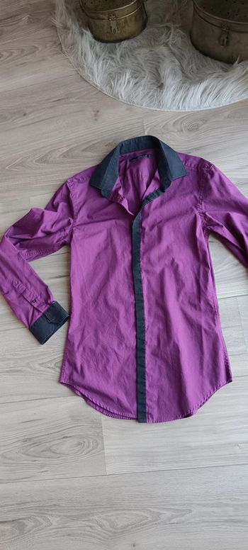 Chemise manches longues ceintrée taille S