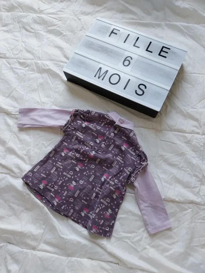 Pull léger fille 6 mois - photo numéro 2