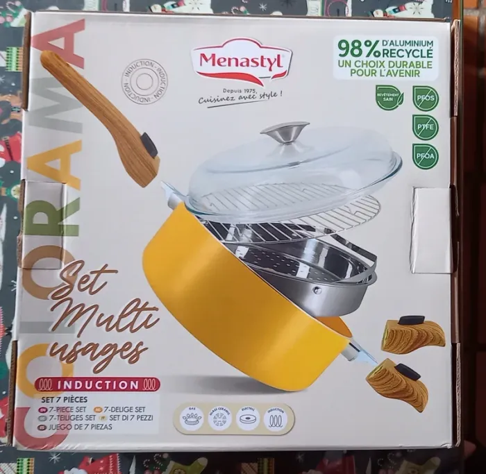 Set culinaire multi-usage 28 cm – aluminium induction – Menastyl Neuf - photo numéro 10