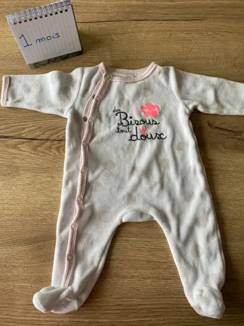 Pyjama 1 pièce - 1 mois