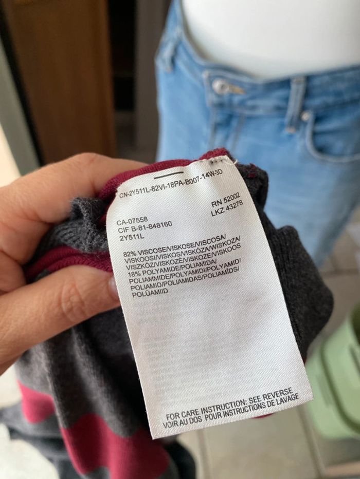 Top manches courtes en maille rayé Mexx S - photo numéro 4