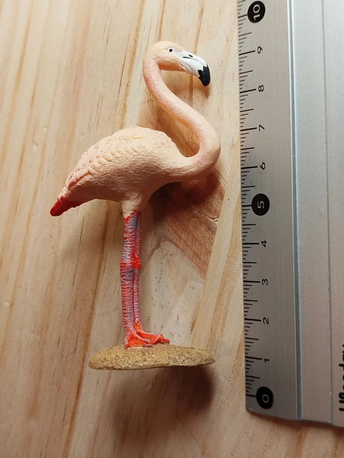 Schleich oiseau Flamant rose Figurine animal de la camargue - photo numéro 4
