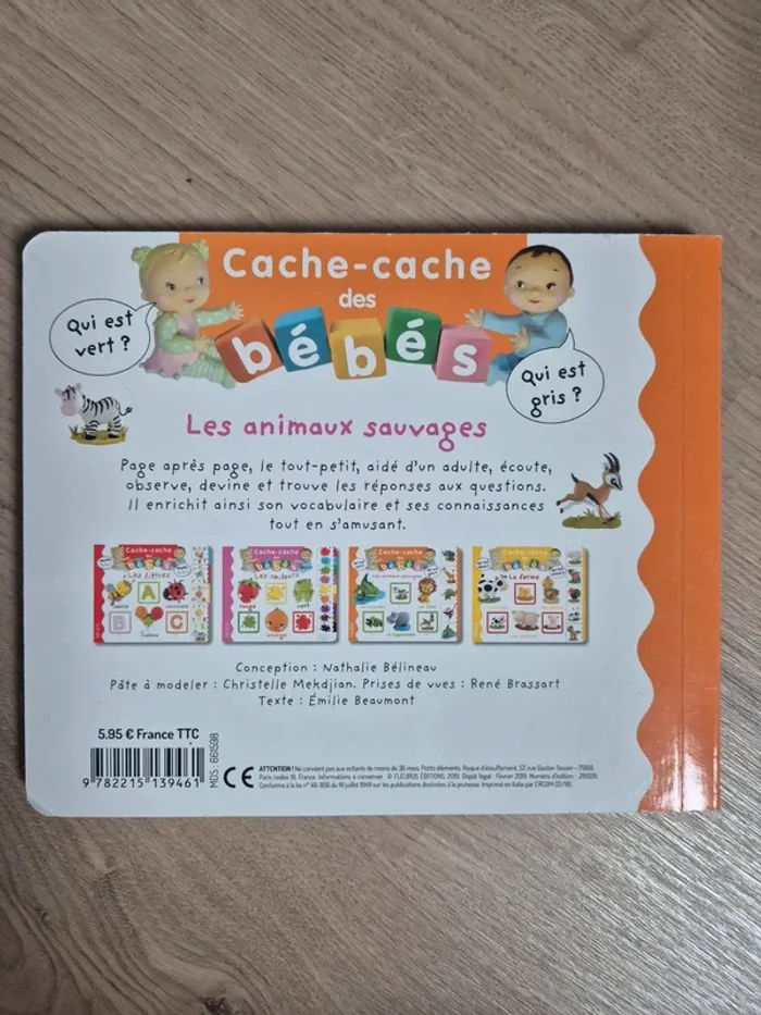 Livre Cache Cache des bébés - photo numéro 2
