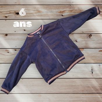 Cardigan réversible en soft boa et fleuri DPAM