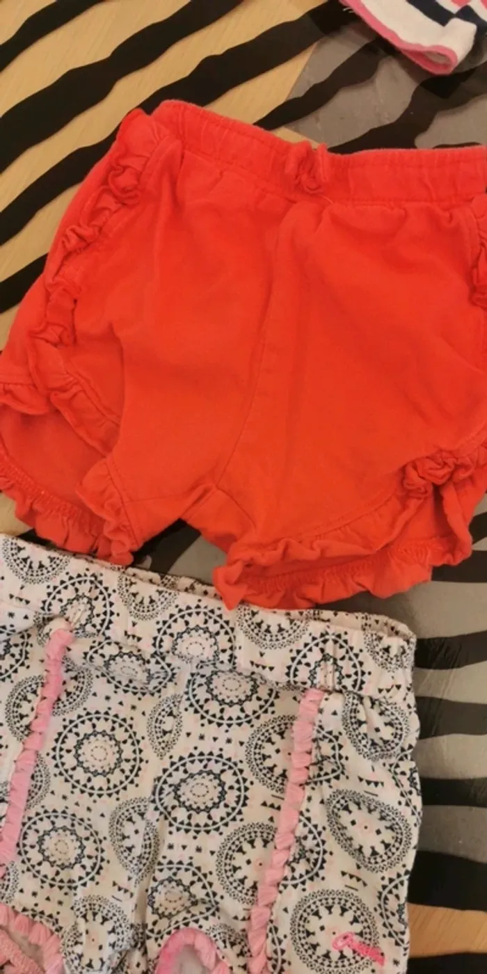 Lot de 2 shorts légers 12 mois - photo numéro 2
