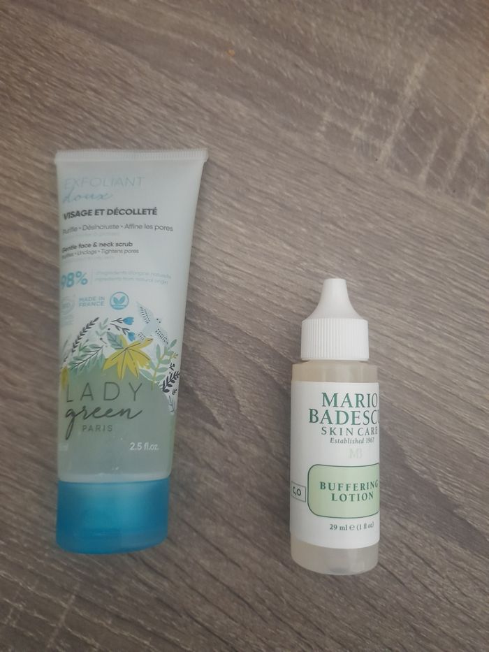 Lot 2 produits visage Mario badescu