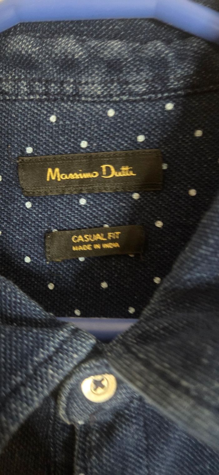 Polo Massimo Dutti Casual Fit – Bleu marine effet délavé chic – Très bon état - photo numéro 5