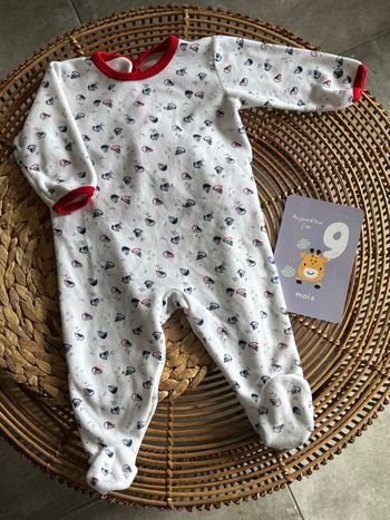 Pyjama, petit bateau, neuf mois