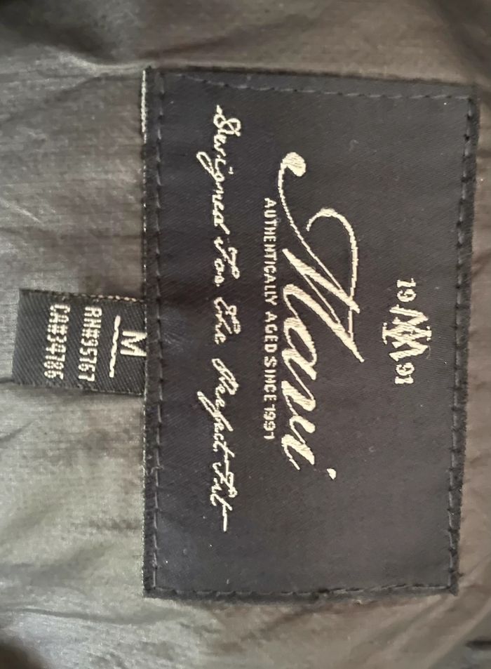 Blouson bleu/gris foncé á capuche - photo numéro 3