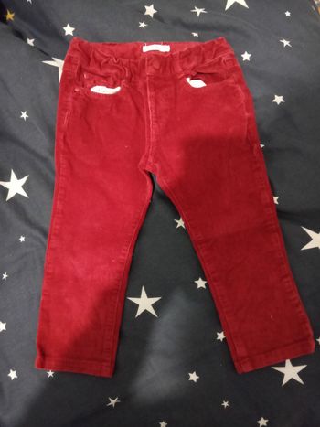 Pantalon rouge _ 24 mois 