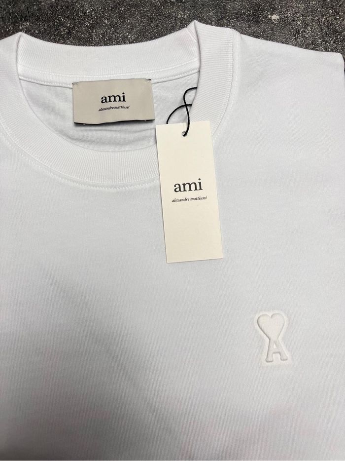 T-shirt blanc ami de cœur en coton biologique. - photo numéro 6