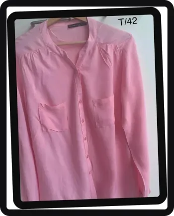 Chemise printemps rose Primark T/ 42