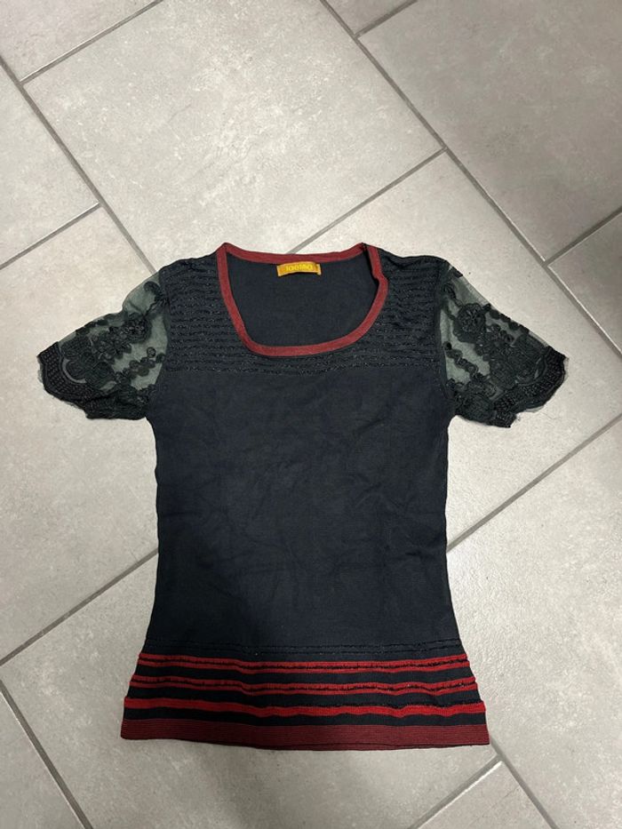 Ter shirt avec dentelles