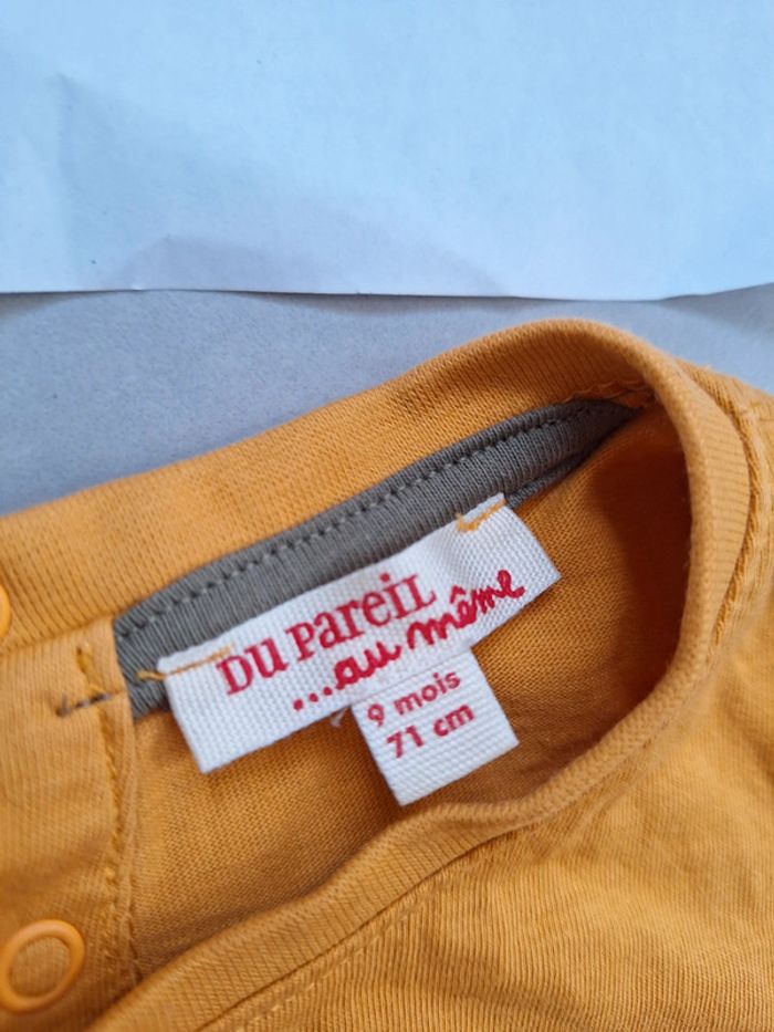 T shirt neuf 9 mois du pareil au meme - photo numéro 2