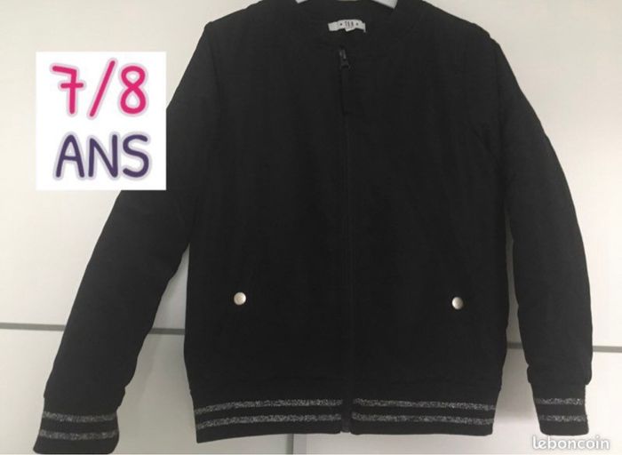 Bomber satiné 7/8 ans - photo numéro 2