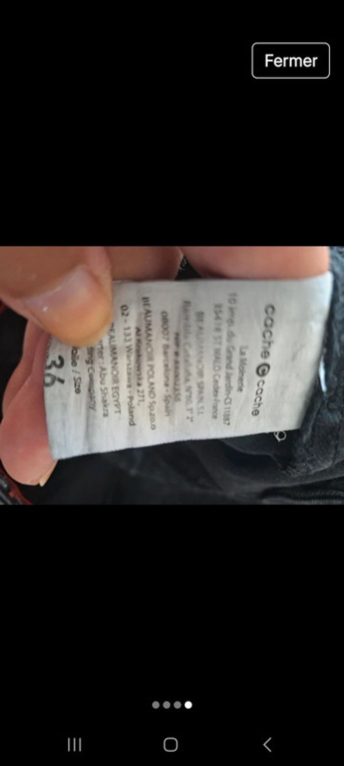 Short jean Cache Cache 36 - photo numéro 4