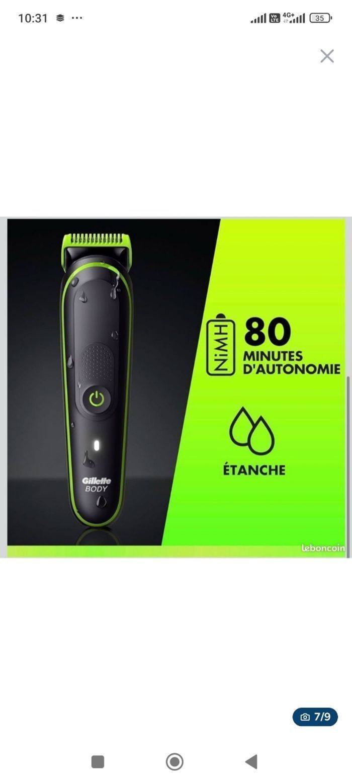 Tondeuse Gillette Corps Labs Body + Intimate i3 Neuf 👍 Envoi Rapide - photo numéro 4