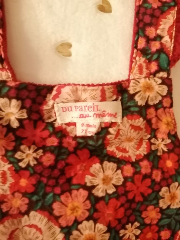 Salopette bébé fille 9 mois dpam - photo numéro 4