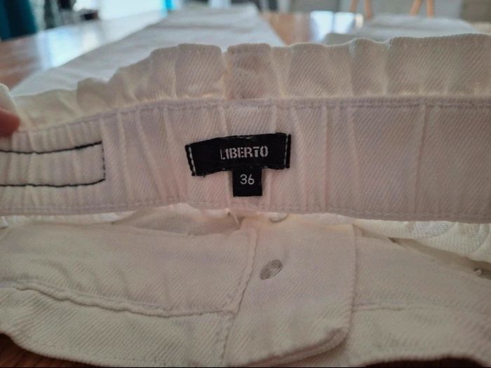 Pantalon blanc 100% coton - Liberto by La Halle - photo numéro 3