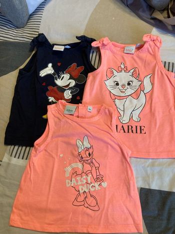 Lot de 3 débardeurs bébé fille