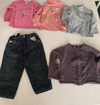 Lot 5 pièces automne/hiver 24 mois