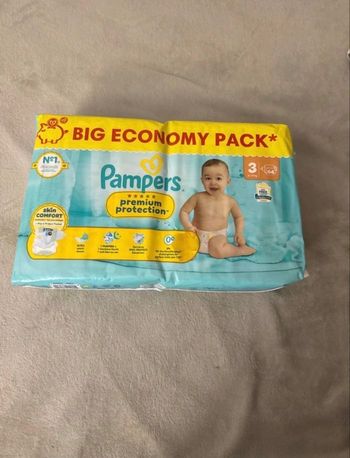 Couches Pampers  Premium  protection T3