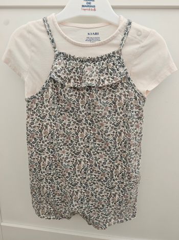 Combishort barboteuse 86cm 