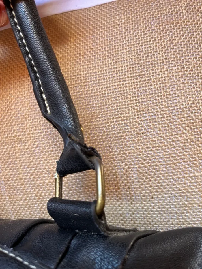Sac noir vintage y2k synthétique en bon état [ref2508SBl158] - photo numéro 19