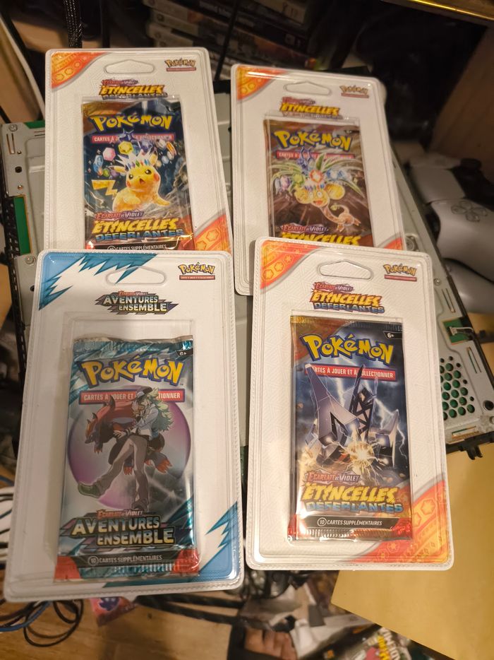 Paquet de 10 cartes booster Pokémon aventure ensemble étincelle deferlante AB