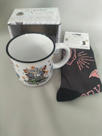 🤍 Duo Harry Potter - Mug + Chaussettes adulte - Harry Potter - Neuf 🤍