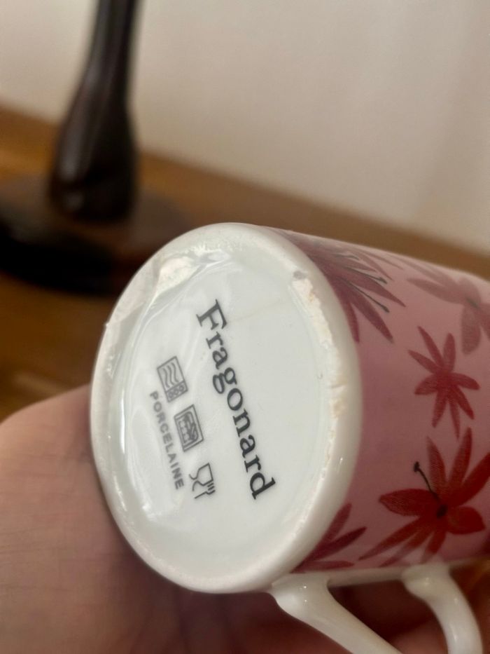 Ensemble de 4 tasses et soucoupes Fragonard visages  du monde - photo numéro 9