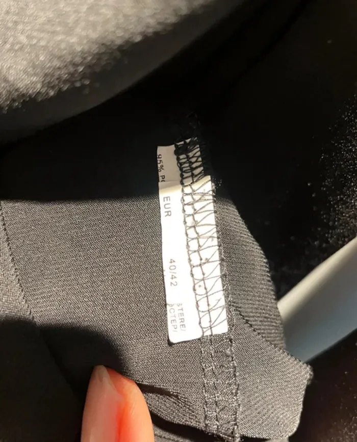 Robe drapée noire Rainbow T40/42 – très bon état - photo numéro 7