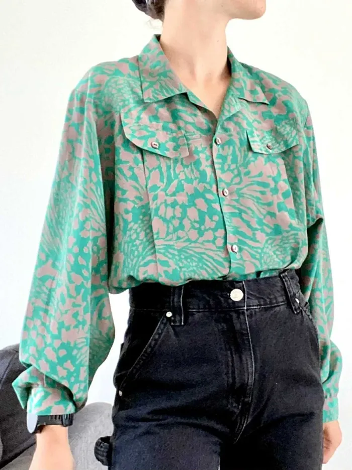 Chemise Vintage en taille 44 - Très bon état - photo numéro 3