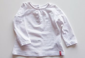 Tee-shirt blanc DPAM Basic 12 mois