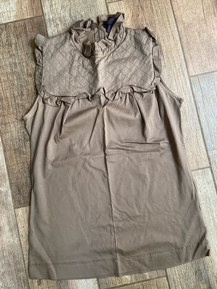 Top sans manches Zara vintage avec froufrous