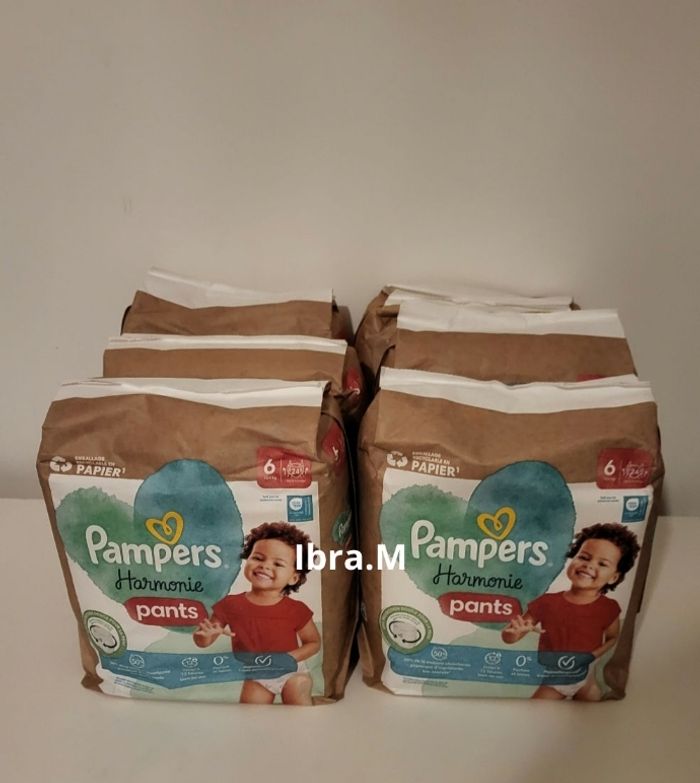 Couches pampers pants taille 6